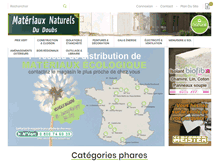 Tablet Screenshot of materiaux-naturels-du-doubs.pro